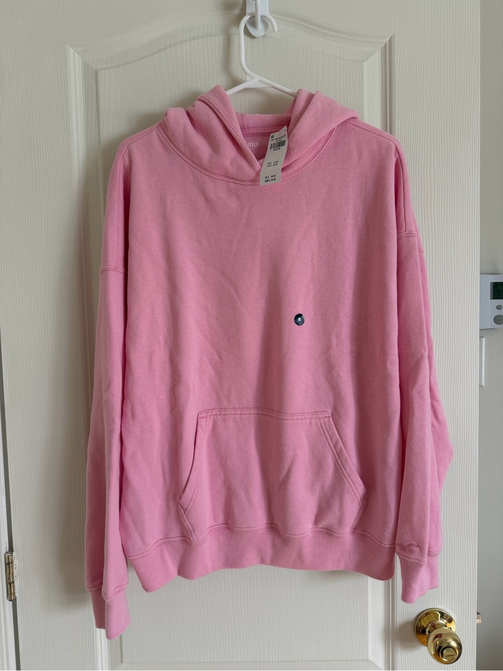Hollister Women's Pink Hooded Pullover Sweatshirt